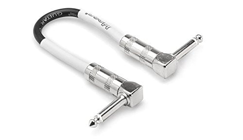 hosa patch cables hosa cpe-112 right-angle to right-angle guitar patch cable