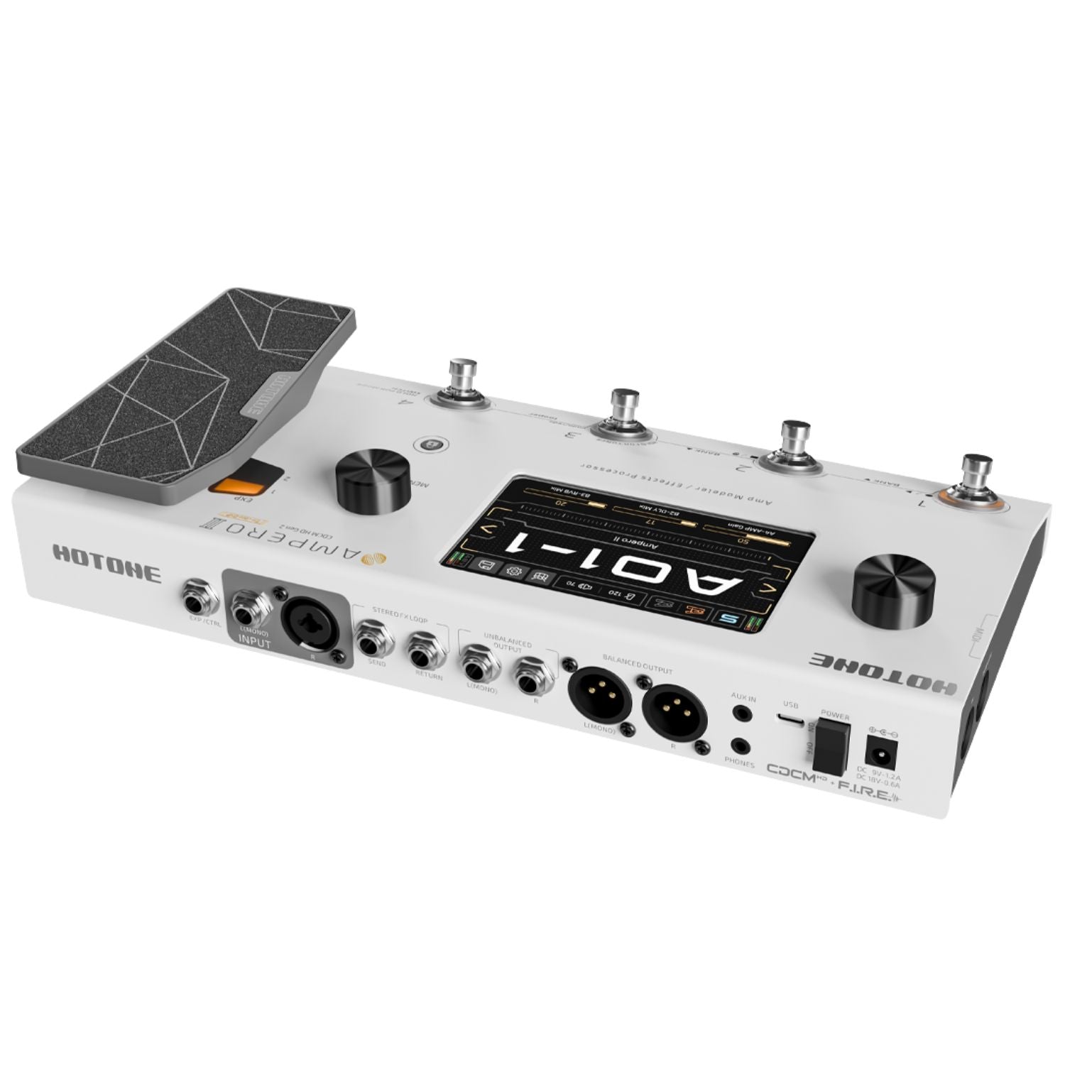 Hotone Guitar Processors Hotone Ampero II 2-Generation Multi Effects Guitar Processor