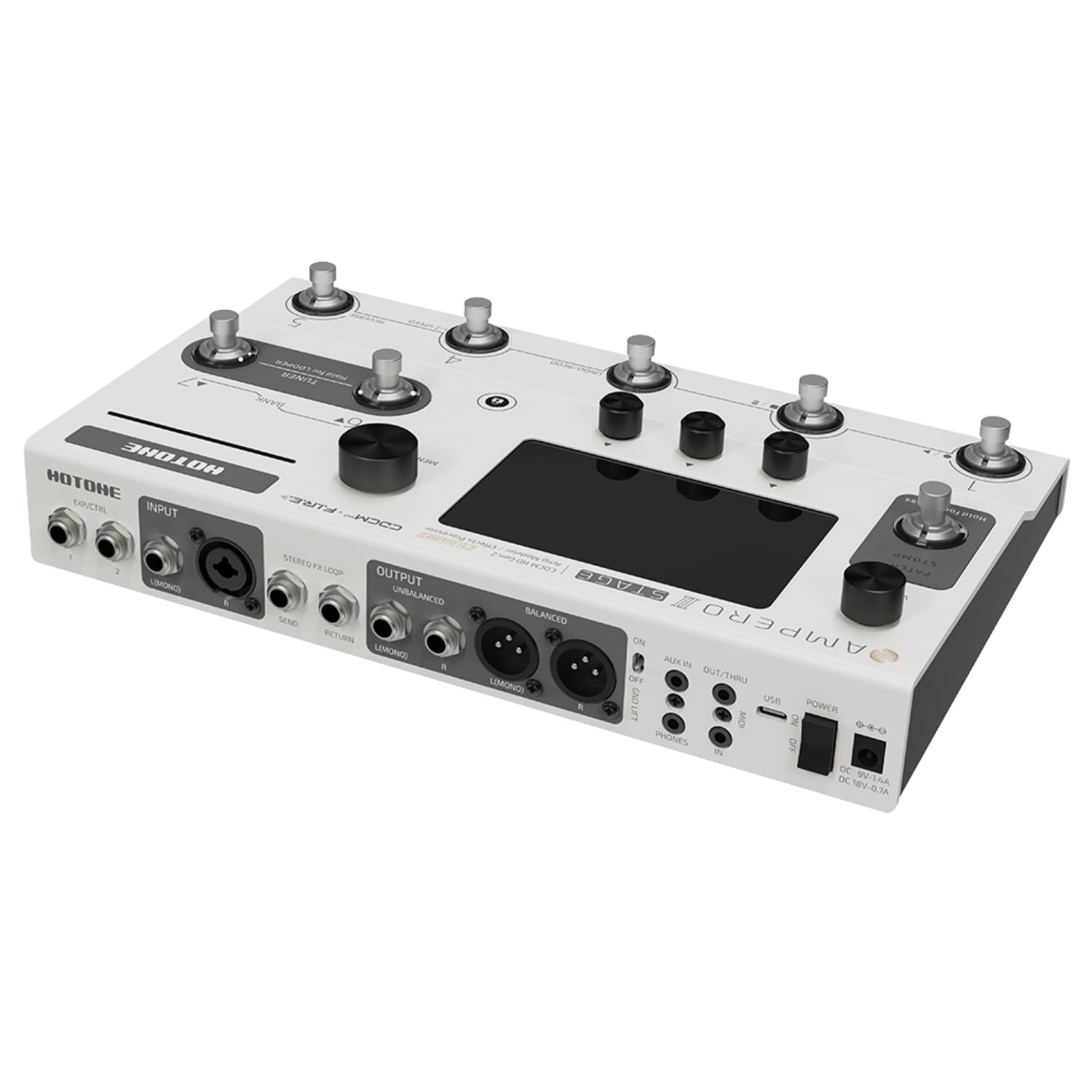 Hotone Guitar Processors Hotone Ampero II Stage CDCM HD 2-Genration Guitar Processor