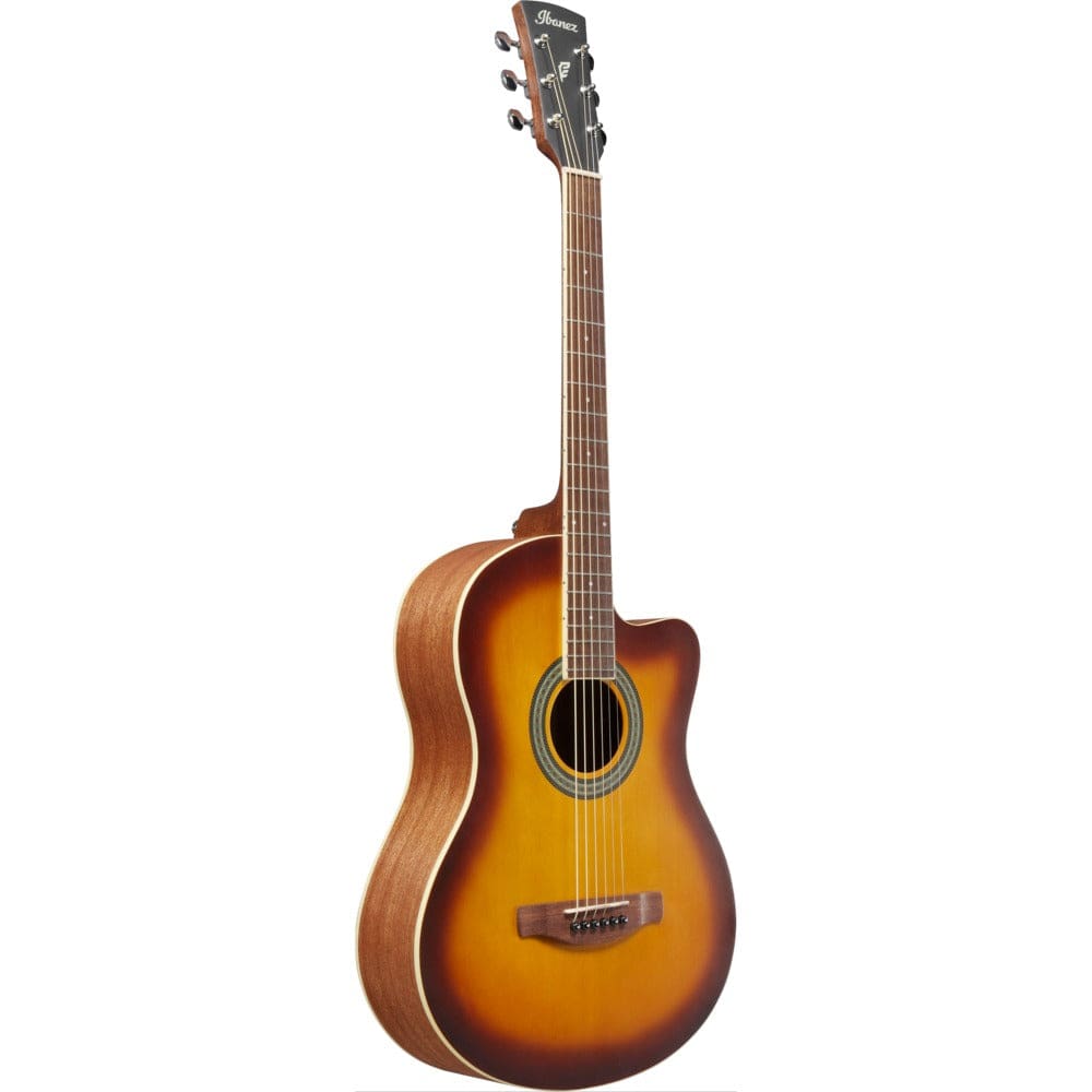 ibanez acoustic guitar bundles ibanez md39c cutaway acoustic guitar with gigbag, strap, picks, tuner, polishing cloth & ebook #color_open-pore-sunburst,type_bundle