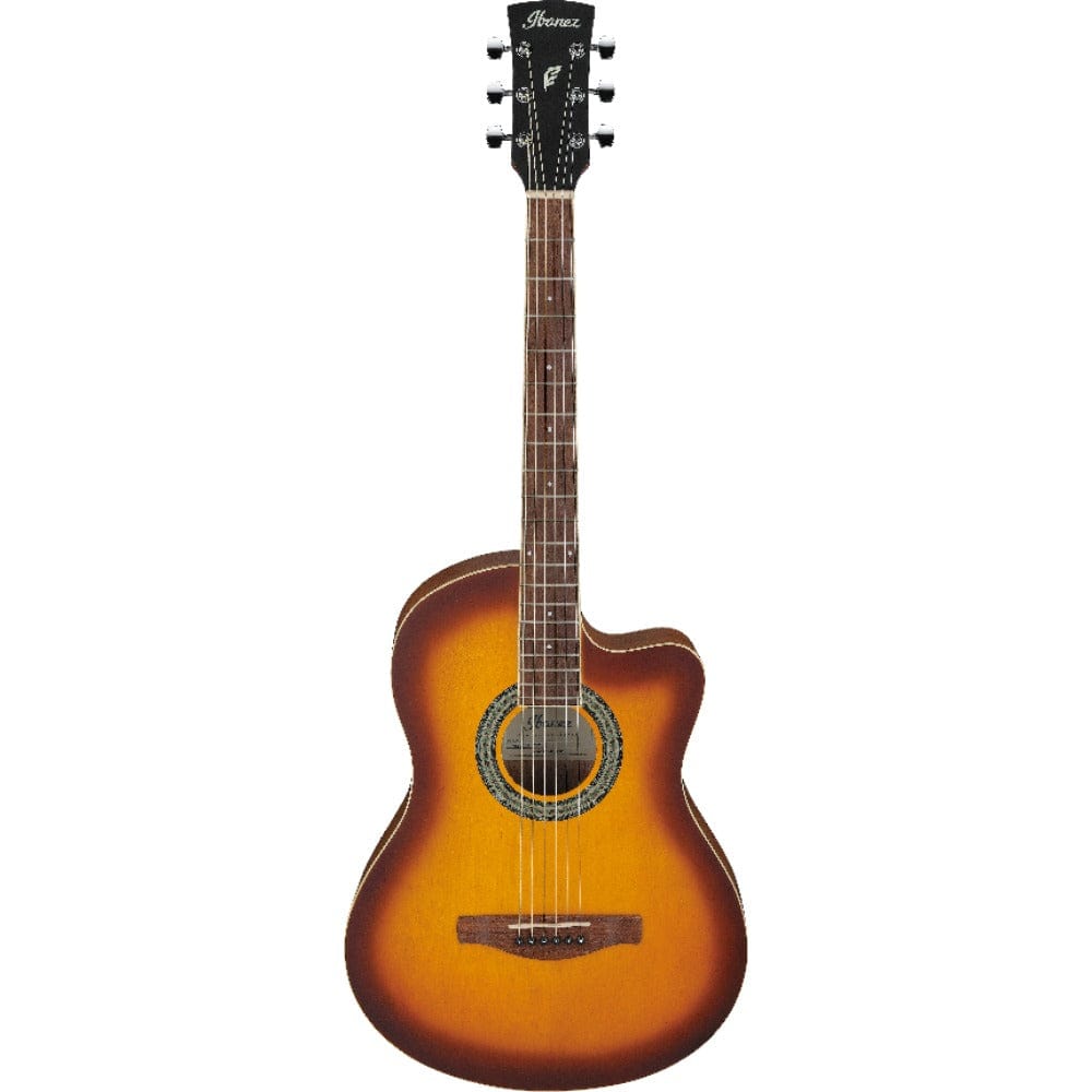ibanez acoustic guitar bundles ibanez md39c cutaway acoustic guitar with gigbag, strap, picks, tuner, polishing cloth & ebook #color_open-pore-sunburst,type_bundle