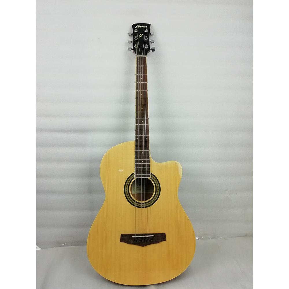 ibanez acoustic guitars 202101567755 ibanez md39c-nt 39 inch cutaway acoustic guitar - natural - open box b stock #barcode_202301881912