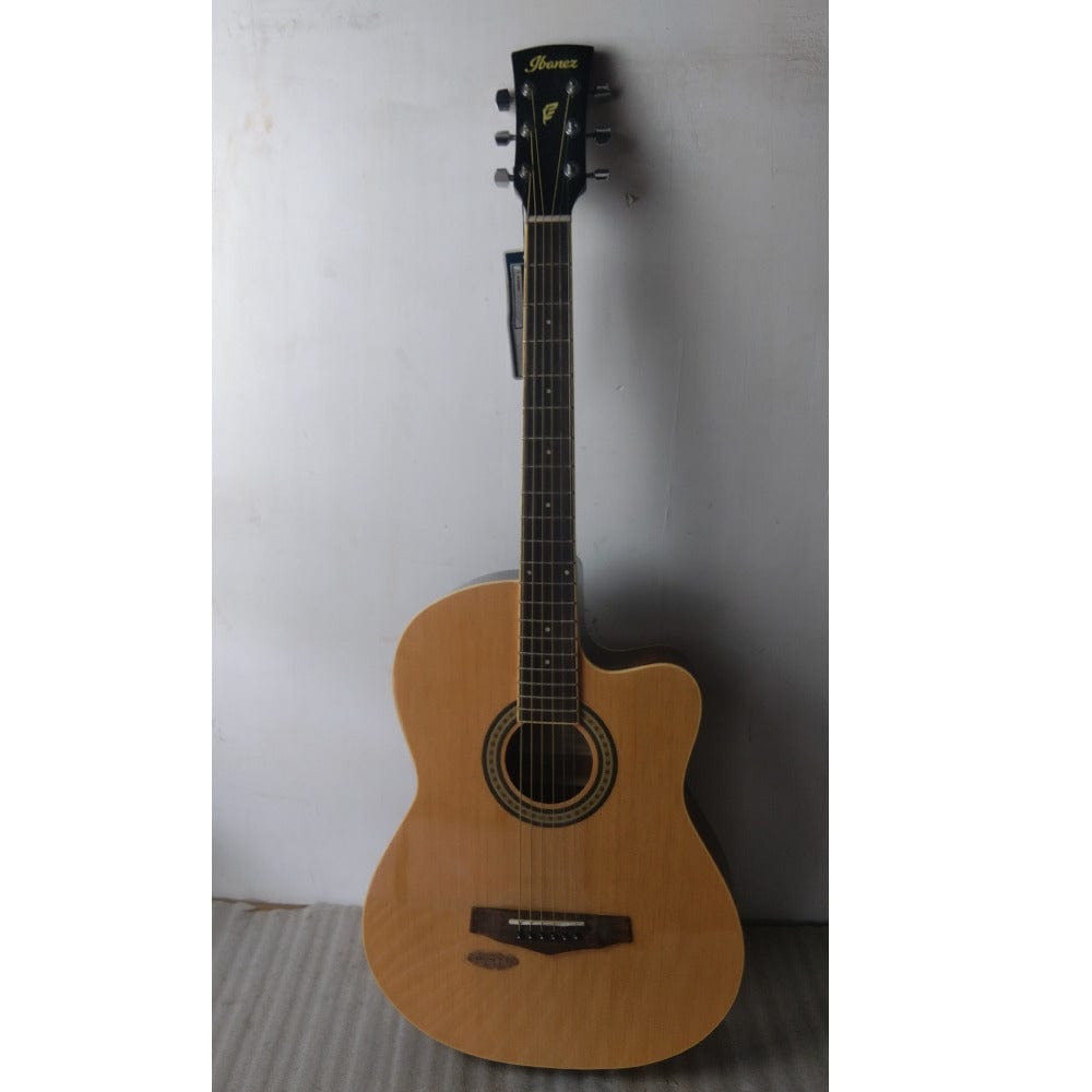 ibanez acoustic guitars 202101582159 ibanez md39c-nt 39 inch cutaway acoustic guitar - natural - open box b stock #barcode_202101582159