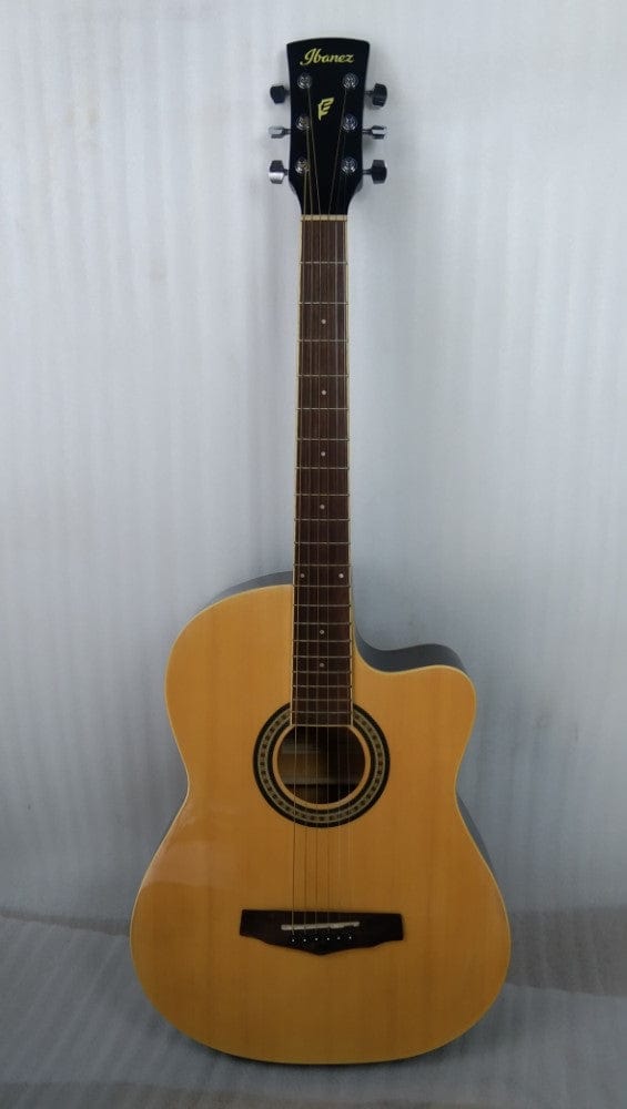 ibanez acoustic guitars 202101690710 ibanez md39c-nt 39 inch cutaway acoustic guitar - natural - open box b stock #barcode_202301881912