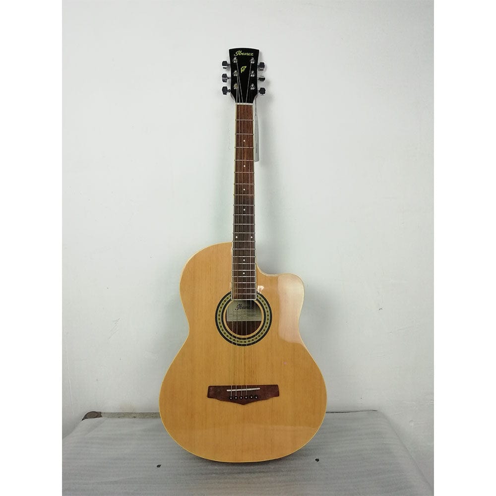 ibanez acoustic guitars 202101758919 ibanez md39c-nt 39 inch cutaway acoustic guitar - natural - open box b stock #barcode_202301881912