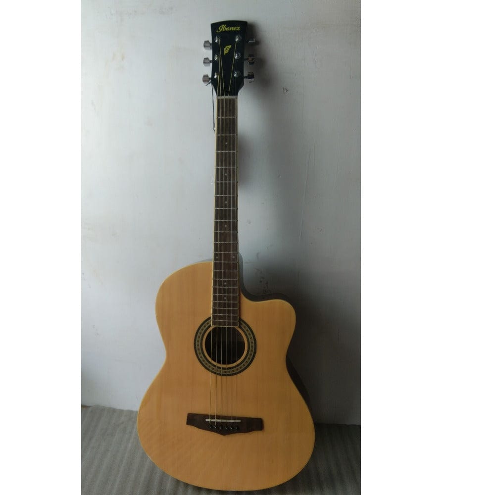 ibanez acoustic guitars 202301996677 ibanez md39c-nt 39 inch cutaway acoustic guitar - natural - open box b stock #barcode_202301996677