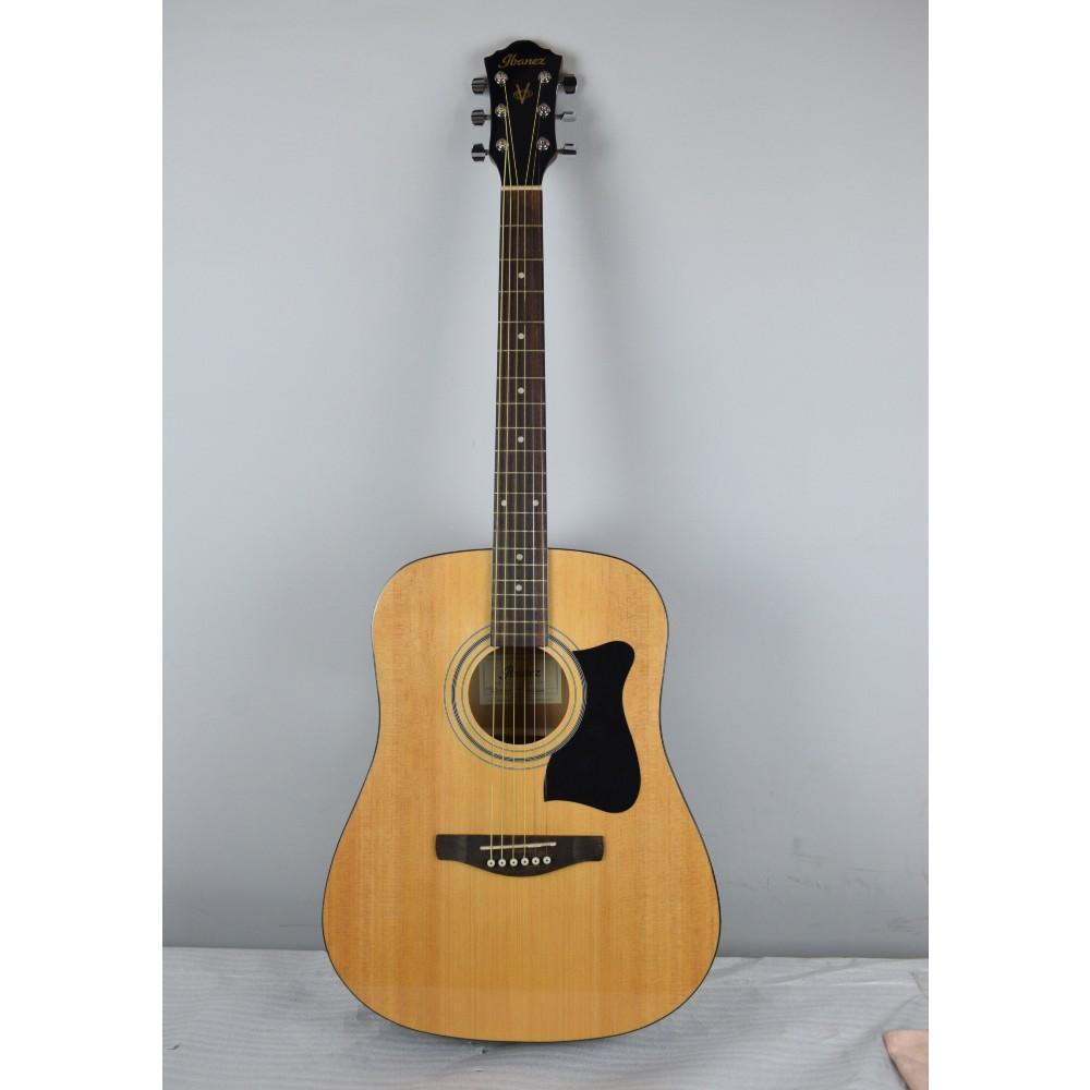 ibanez acoustic guitars 340378 ibanez v50njp acoustic guitar combo pack - open box b stock