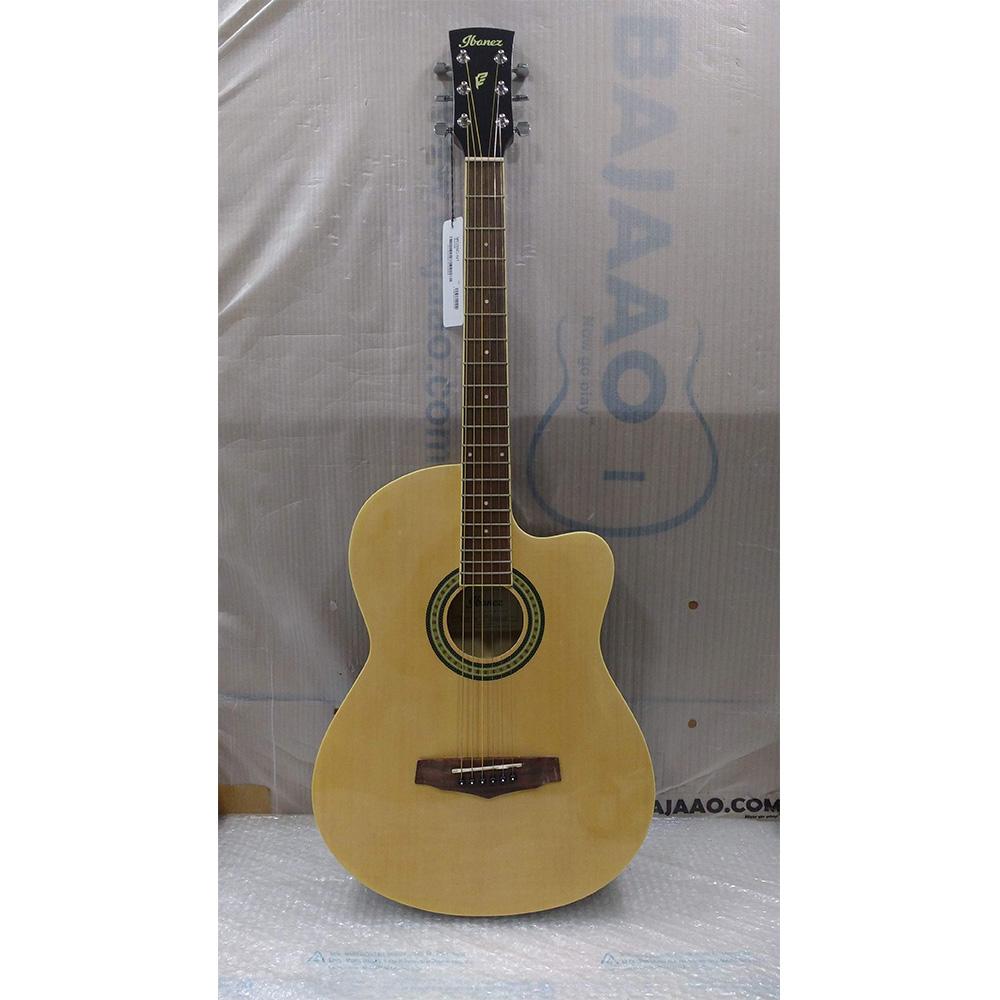 ibanez acoustic guitars 443851 ibanez md39c-nt 39 inch cutaway acoustic guitar - natural - open box b stock #barcode_202301881912