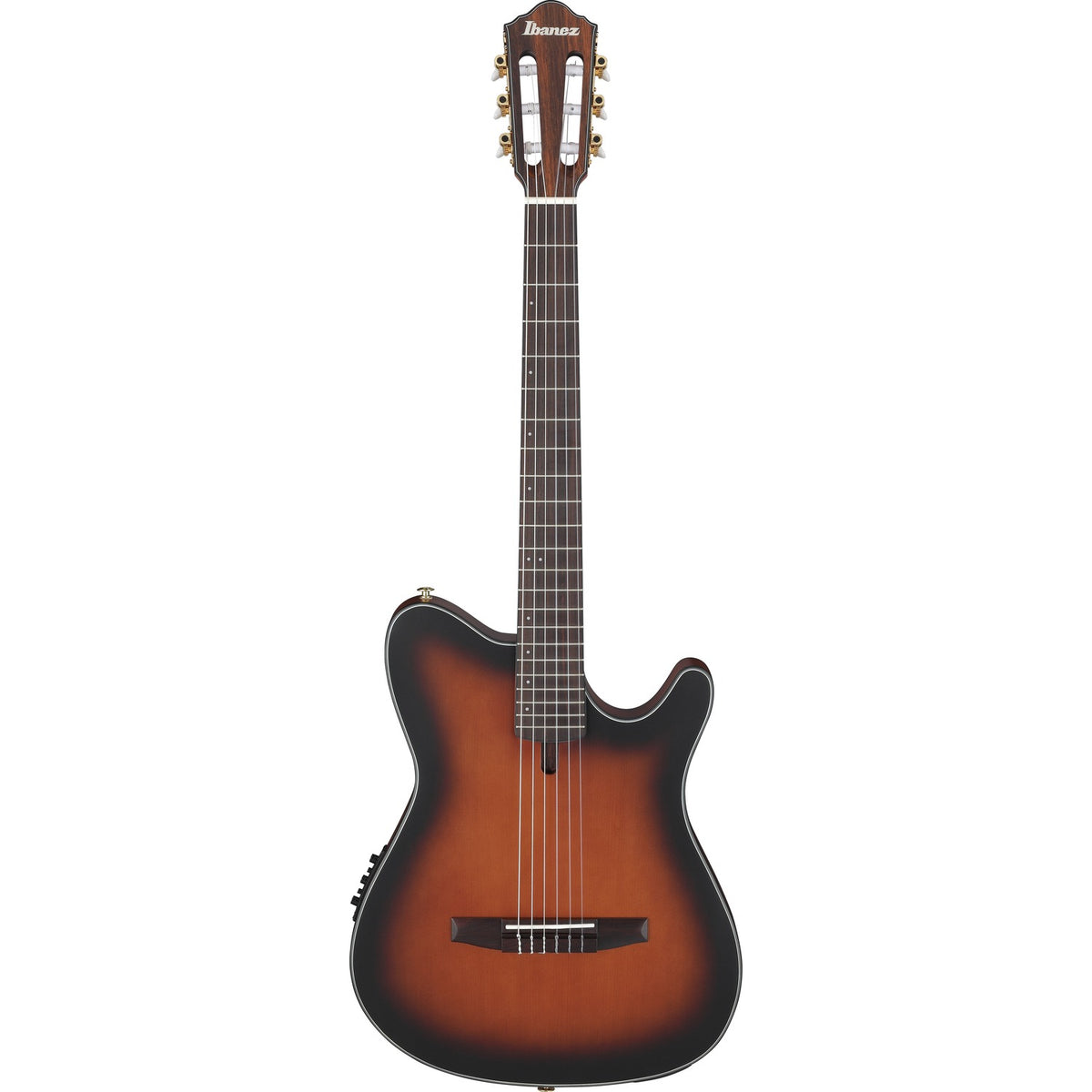 Ibanez Acoustic Guitars Brown Sunburst Flat Ibanez FRH10N 6 String Acoustic Guitar