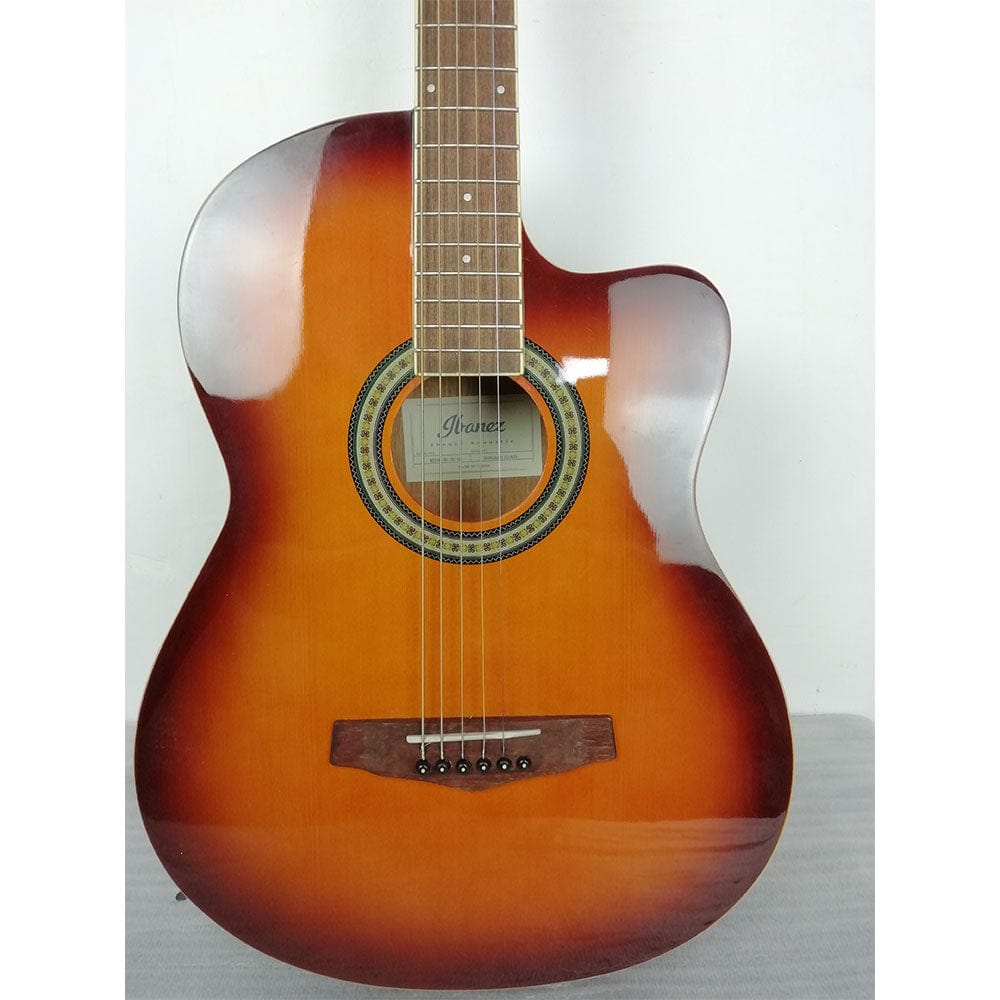 ibanez acoustic guitars ibanez md39c 39 inch cutaway acoustic guitar - sunburst - open box b stock #barcode_202501055332