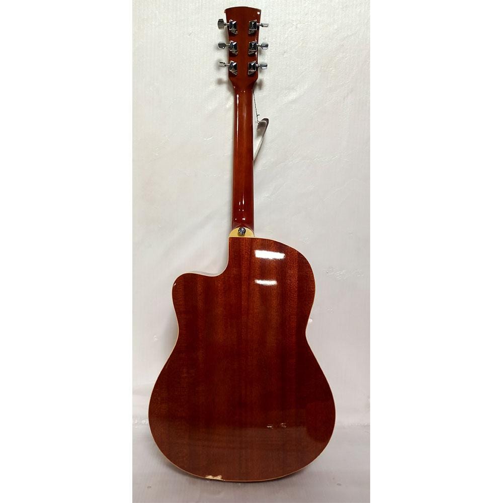 ibanez acoustic guitars ibanez md39c-nt 39 inch cutaway acoustic guitar - natural - open box b stock #barcode_202301881912