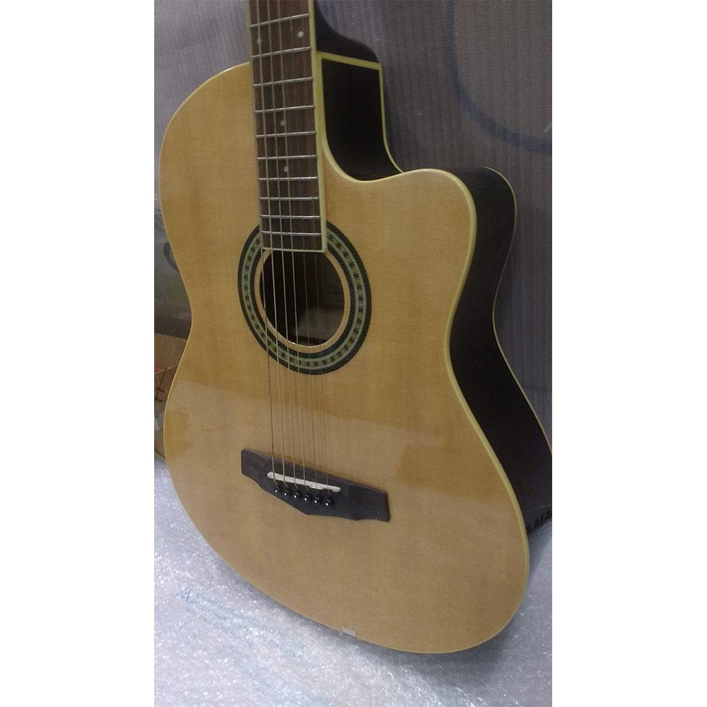ibanez acoustic guitars ibanez md39c-nt 39 inch cutaway acoustic guitar - natural - open box b stock #barcode_202301881912