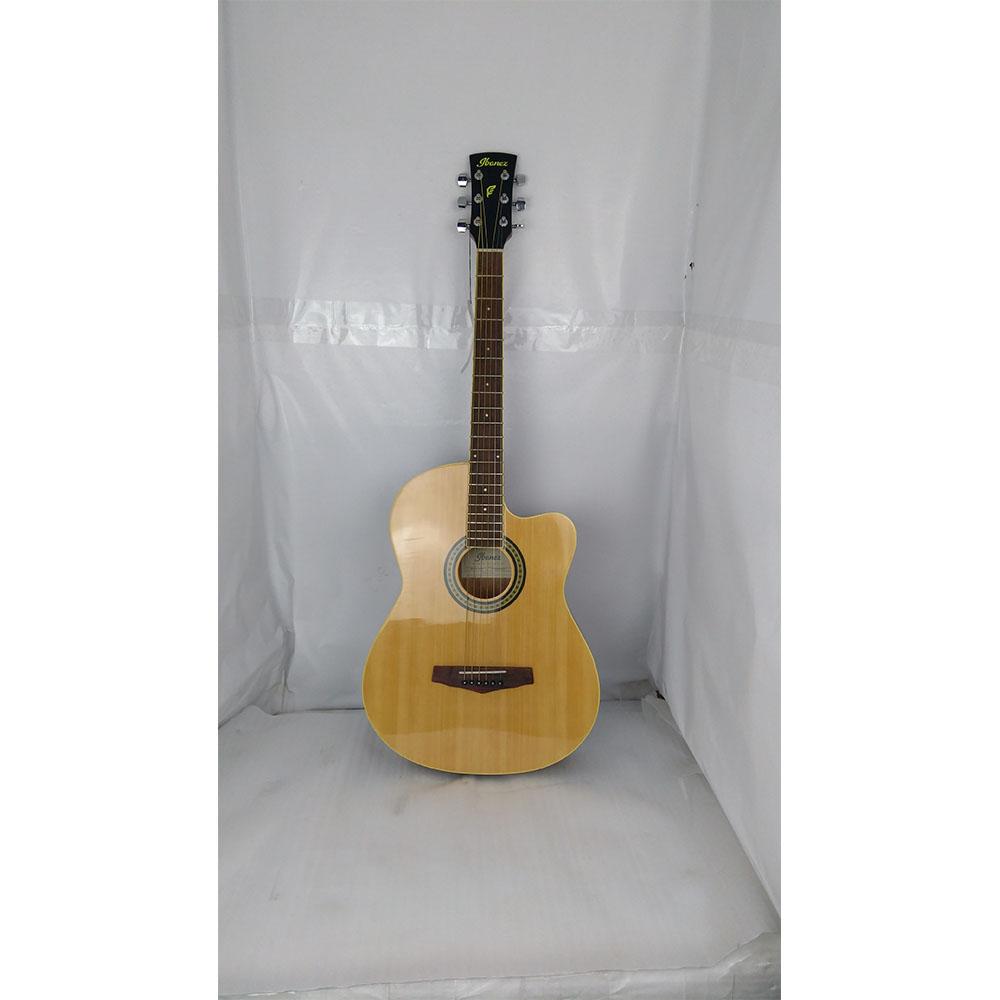 ibanez acoustic guitars ibanez md39c-nt 39 inch cutaway acoustic guitar - natural - open box b stock #barcode_202301881912