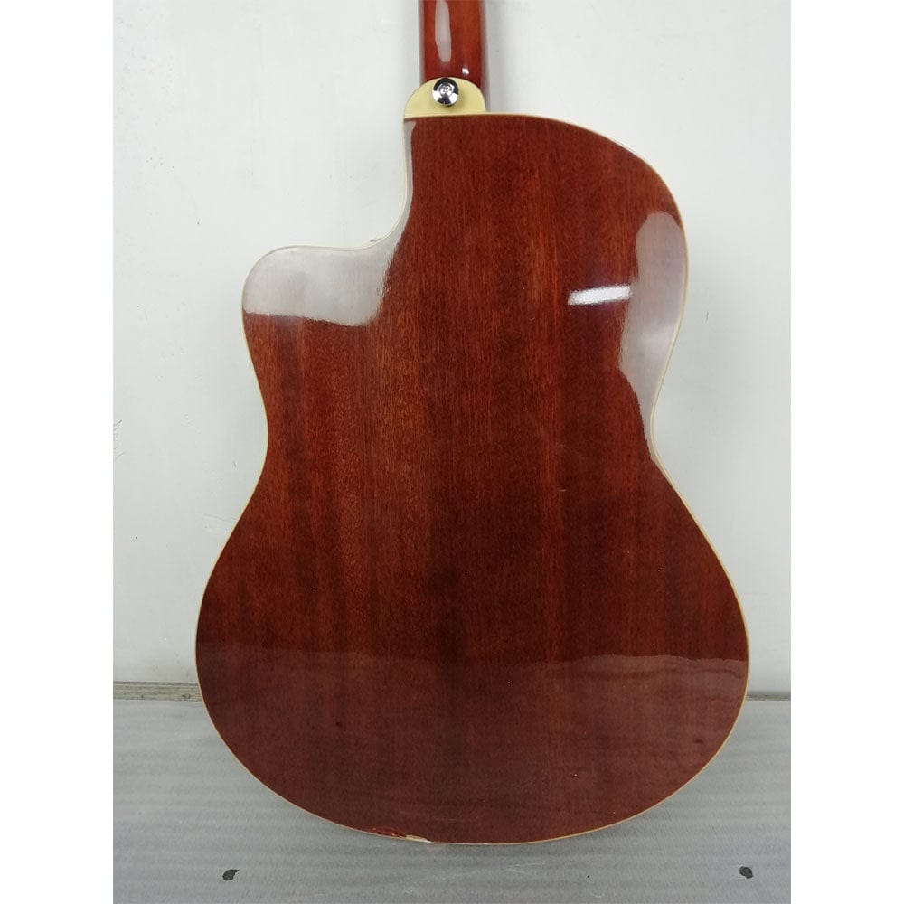 ibanez acoustic guitars ibanez md39c-nt 39 inch cutaway acoustic guitar - natural - open box b stock #barcode_202301881912