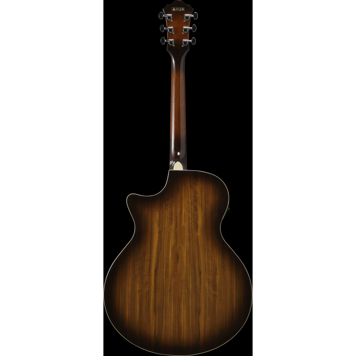 Ibanez Acoustic Guitars Vintage Mahogany Sunburst High Gloss Ibanez AE160 AE Series 6 String Electro Acoustic Guitar