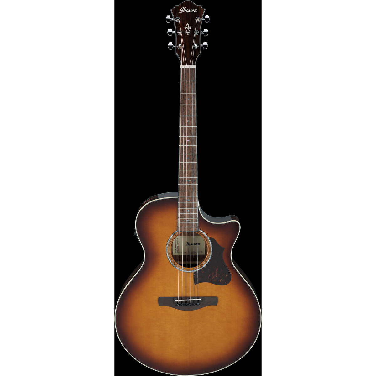 Ibanez Acoustic Guitars Vintage Mahogany Sunburst High Gloss Ibanez AE160 AE Series 6 String Electro Acoustic Guitar