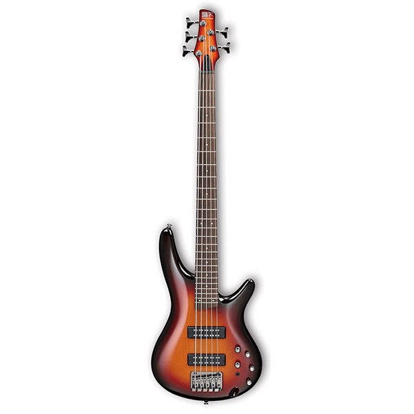 ibanez bass guitars aged whiskey burst ibanez sr375e 5 string bass electric guitar