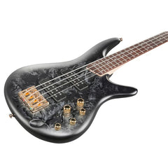 Ibanez Bass Guitars Black Ice Frozen Matte Ibanez SR300EDX 4 String Electric Bass Guitar