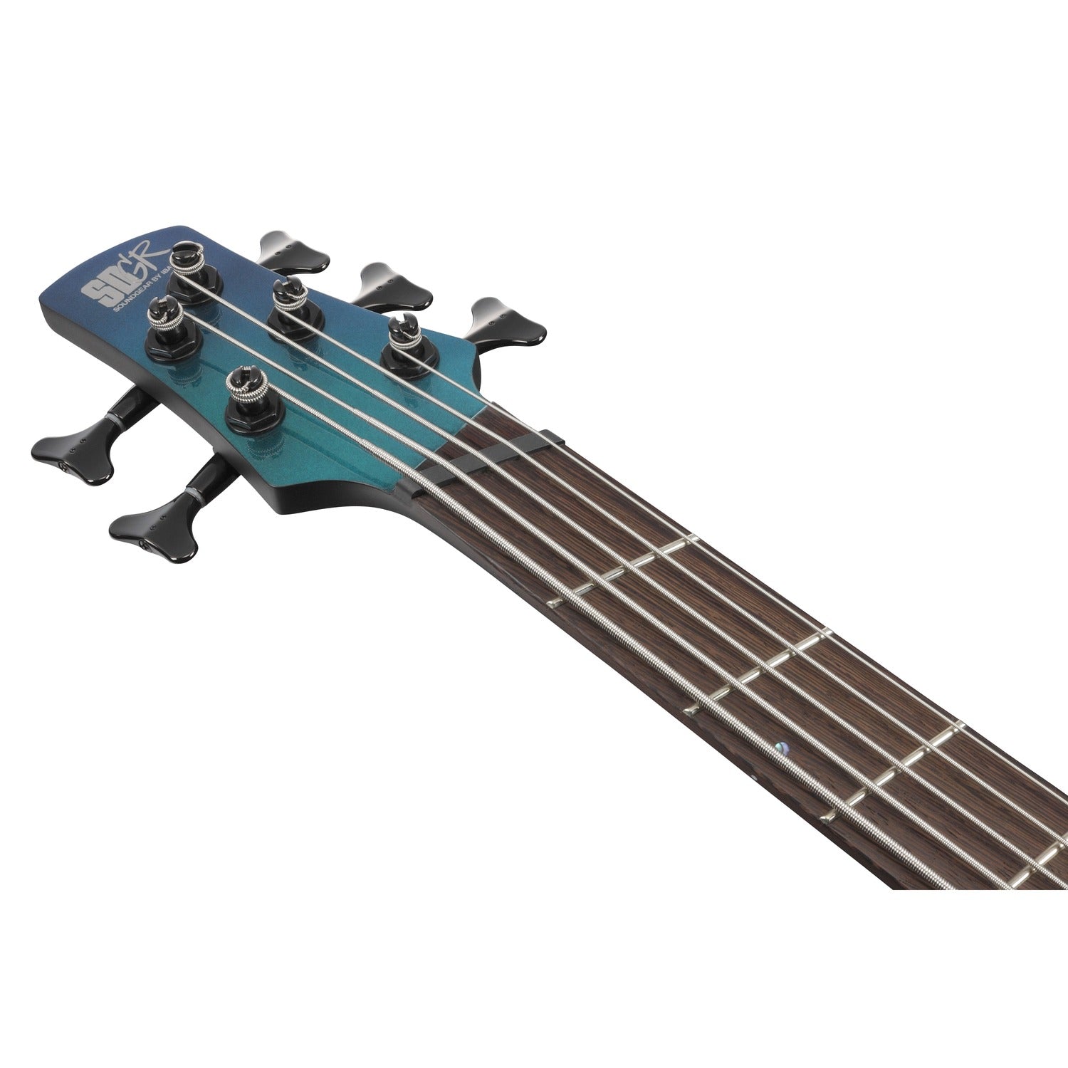 Ibanez Bass Guitars Blue Chameleon Ibanez SRMS725 5 String Electric Bass Guitar