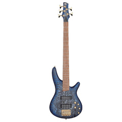 Ibanez Bass Guitars Cosmic Blue Frozen Matte Ibanez SR305EDX 5 String Electric Bass Guitar