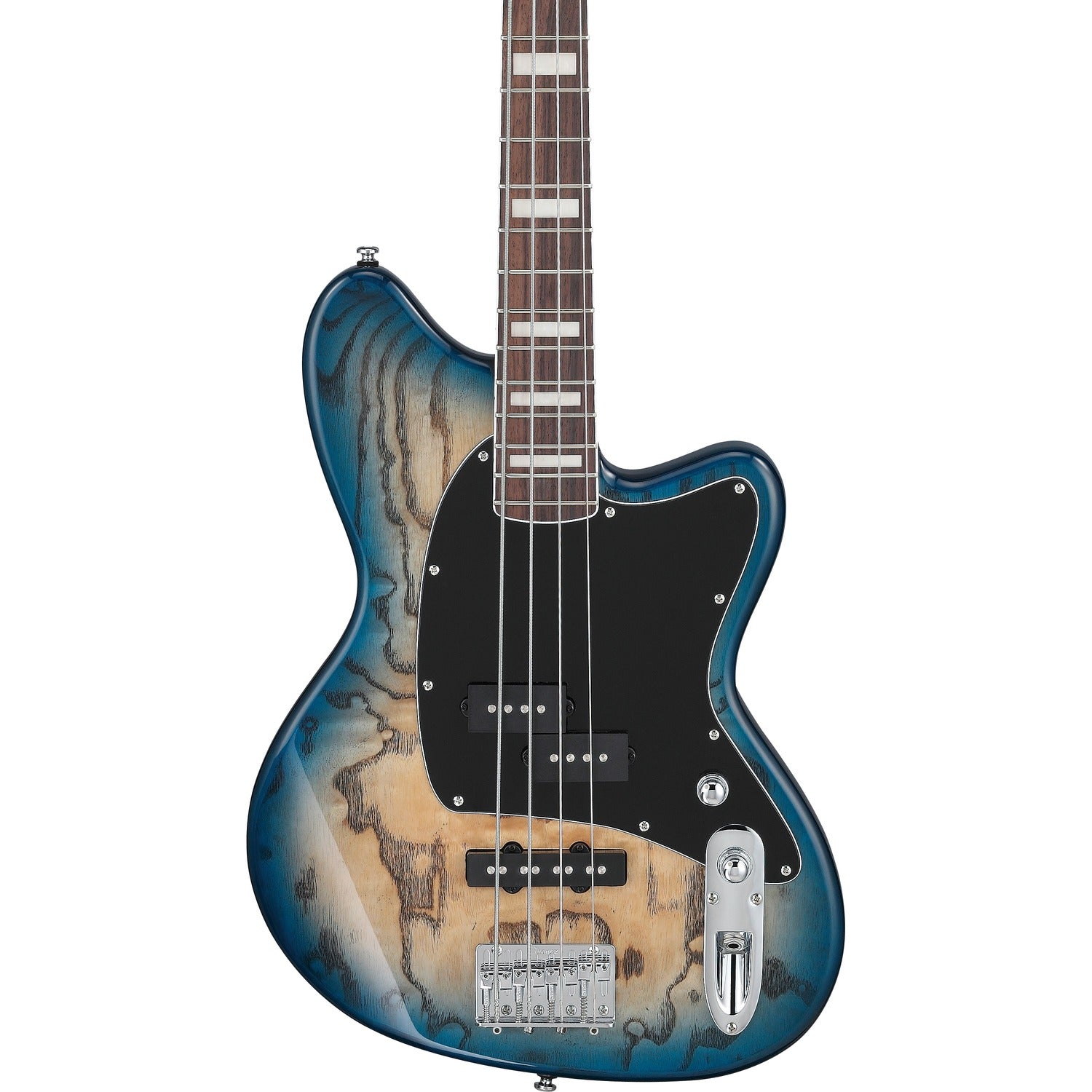 Ibanez Bass Guitars Cosmic Blue Starburst Ibanez TMB400TA Talman 4 String Electric Bass Guitar
