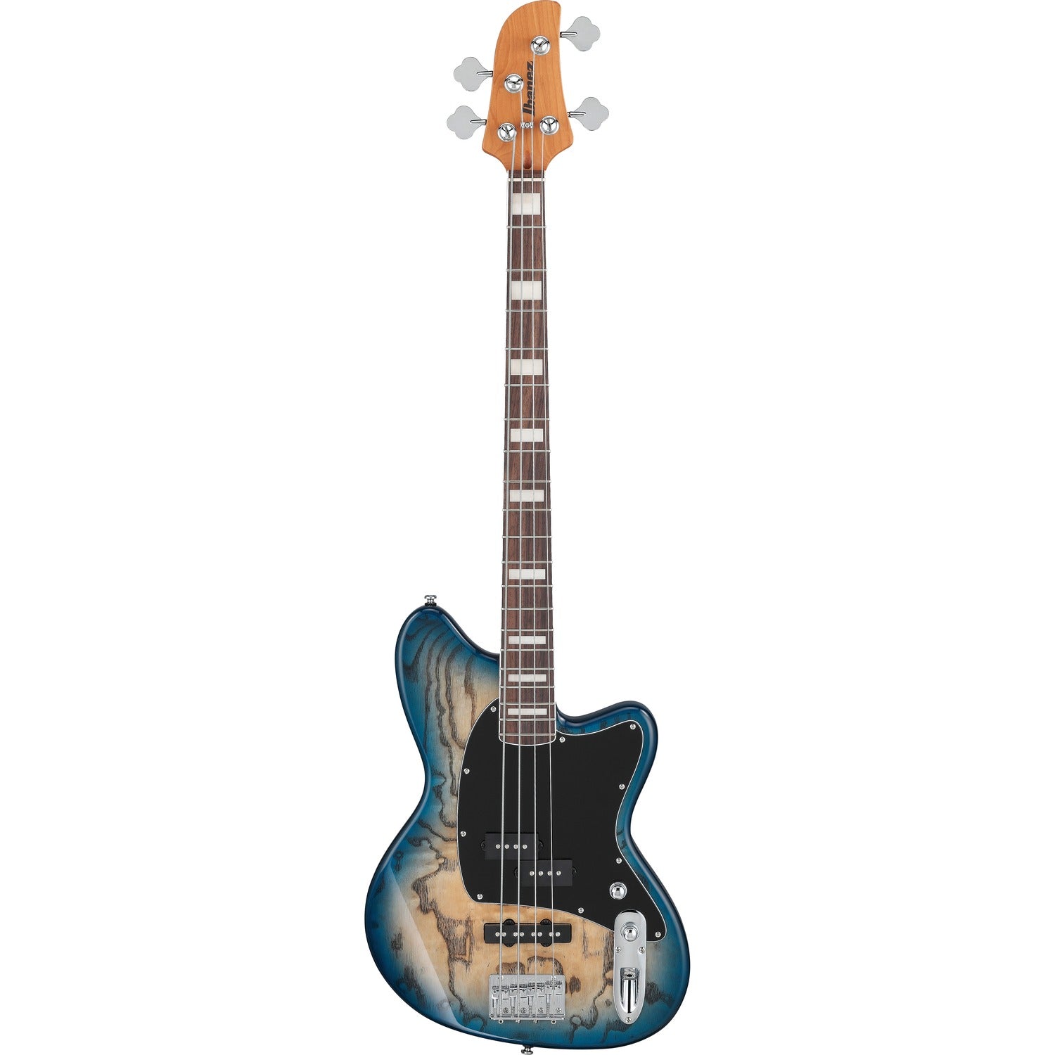 Ibanez Bass Guitars Cosmic Blue Starburst Ibanez TMB400TA Talman 4 String Electric Bass Guitar
