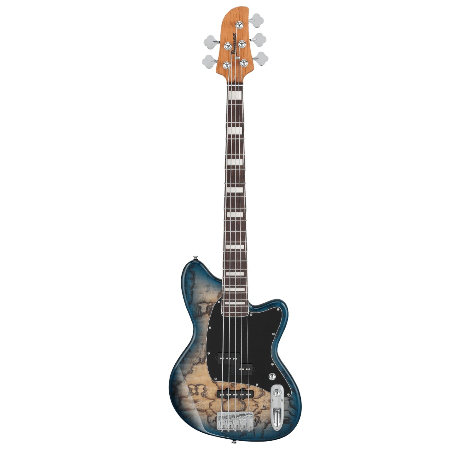 Ibanez Bass Guitars Cosmic Blue Starburst Ibanez TMB405TA Talman Series 5 String Electric Bass Guitar