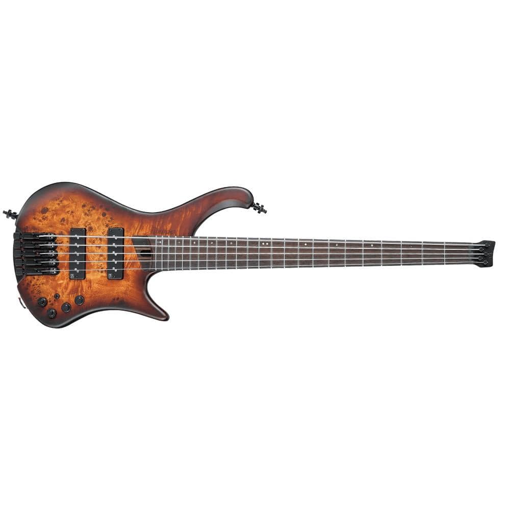 ibanez bass guitars dragon eye burst flat ibanez ehb1505 headless electric 5 string bass guitar with bag