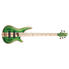 Ibanez Bass Guitars Emerald Green Low Gloss Ibanez SR Premium SR5FMDX 5 String Bass Guitar