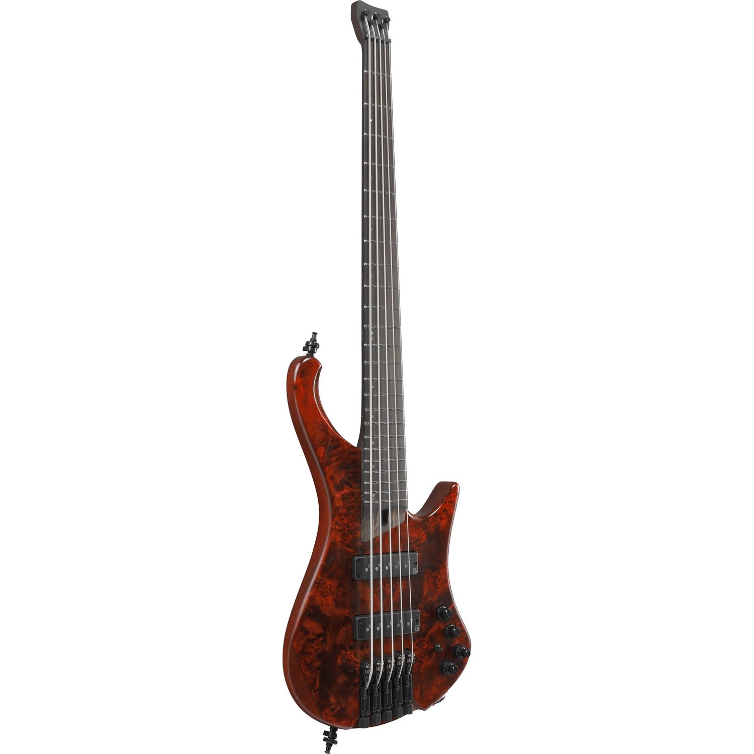 Ibanez Bass Guitars Ibanez EHB1505 Headless Electric 5 String Bass Guitar with Bag #color_stained-wine-red-low-gloss