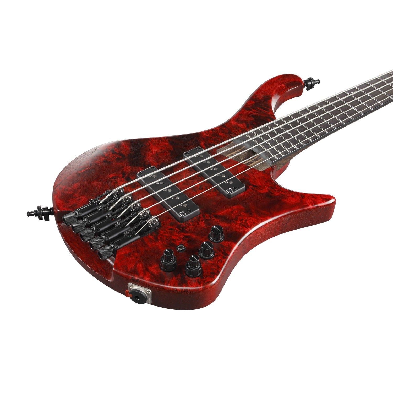 Ibanez Bass Guitars Ibanez EHB1505 Headless Electric 5 String Bass Guitar with Bag #color_stained-wine-red-low-gloss