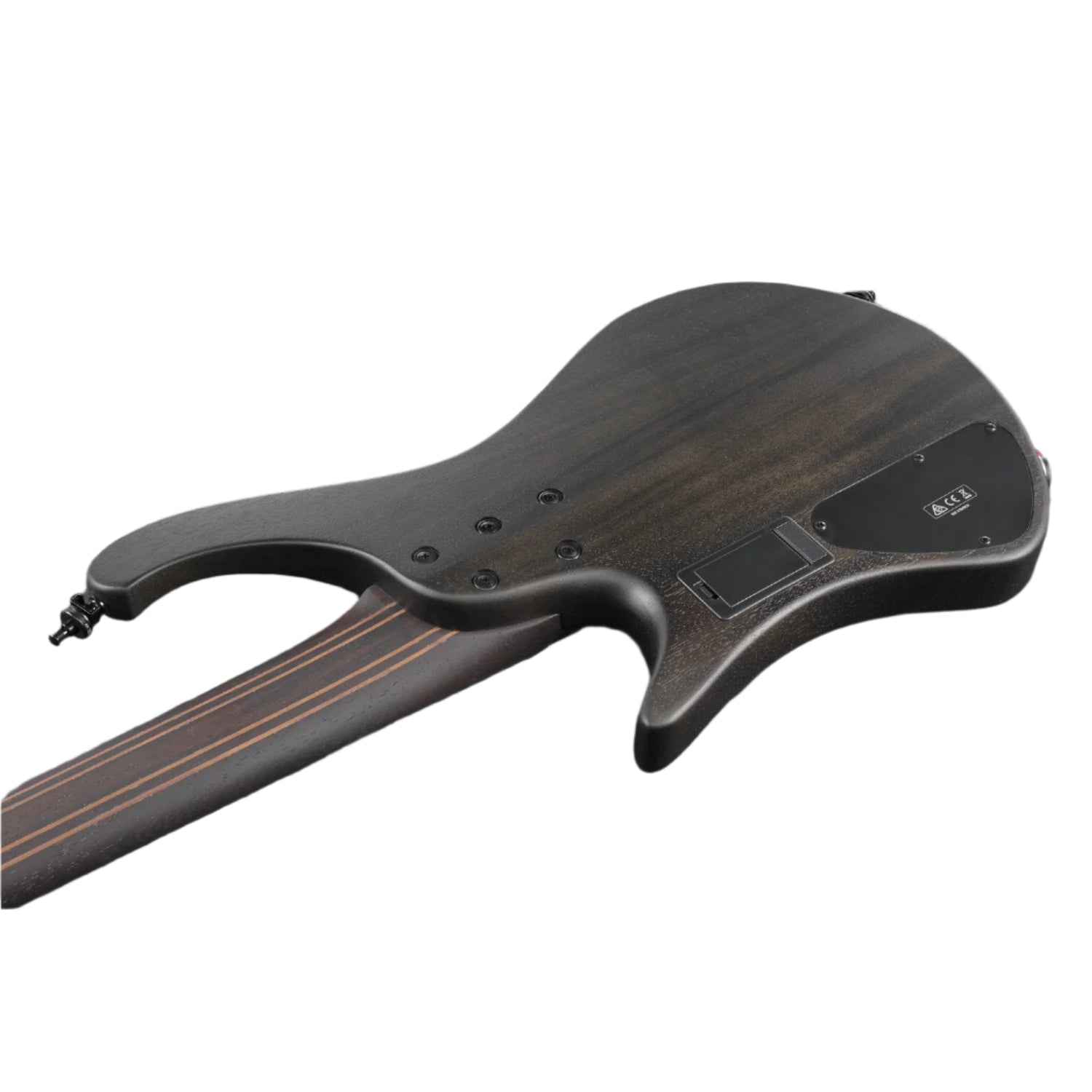 Ibanez Bass Guitars Ibanez EHB1505MS Headless Electric 5 String Bass Guitar with Bag #color_black-ice-flat