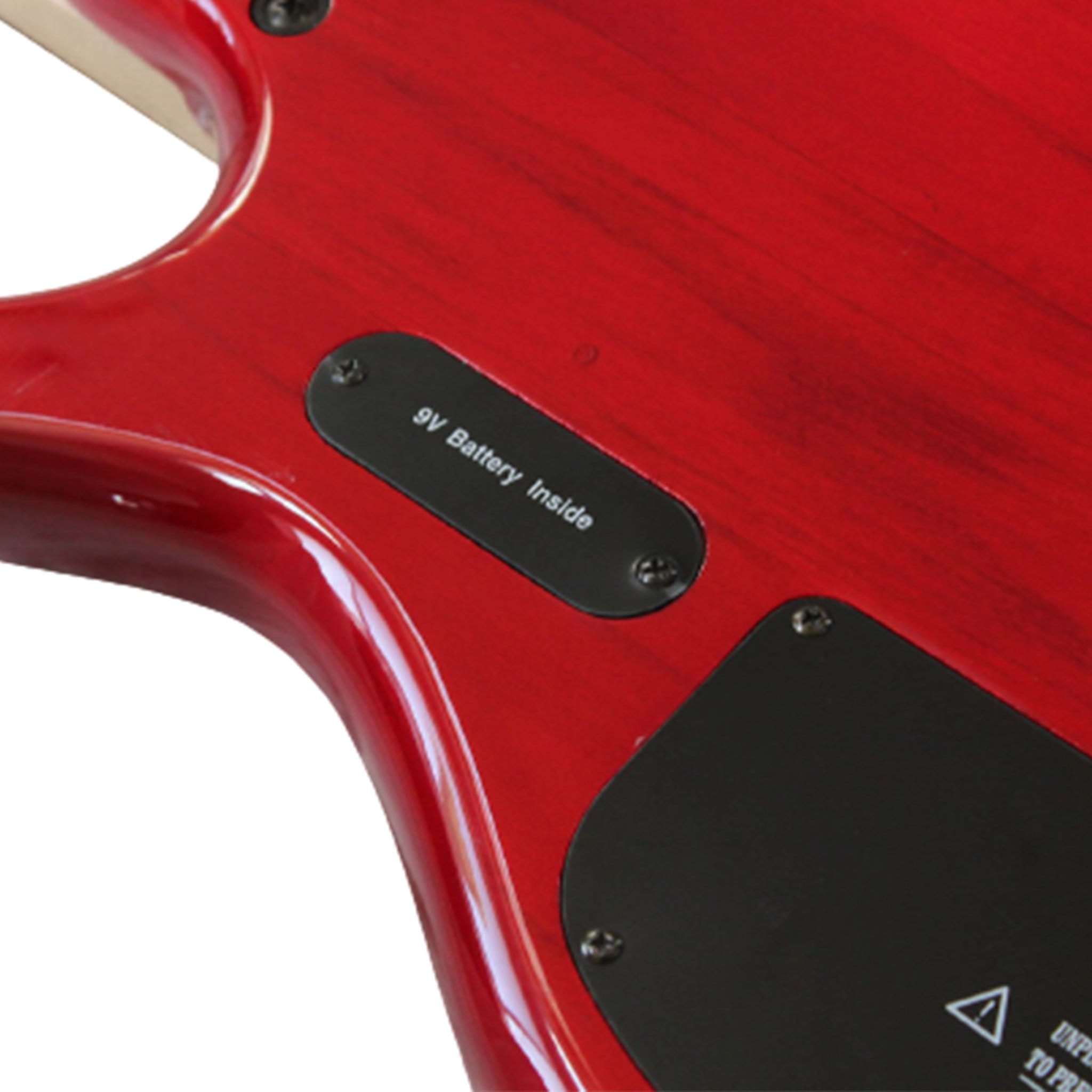 ibanez bass guitars ibanez gsr200 sr gio series 4-string bass guitar #color_transparent-red