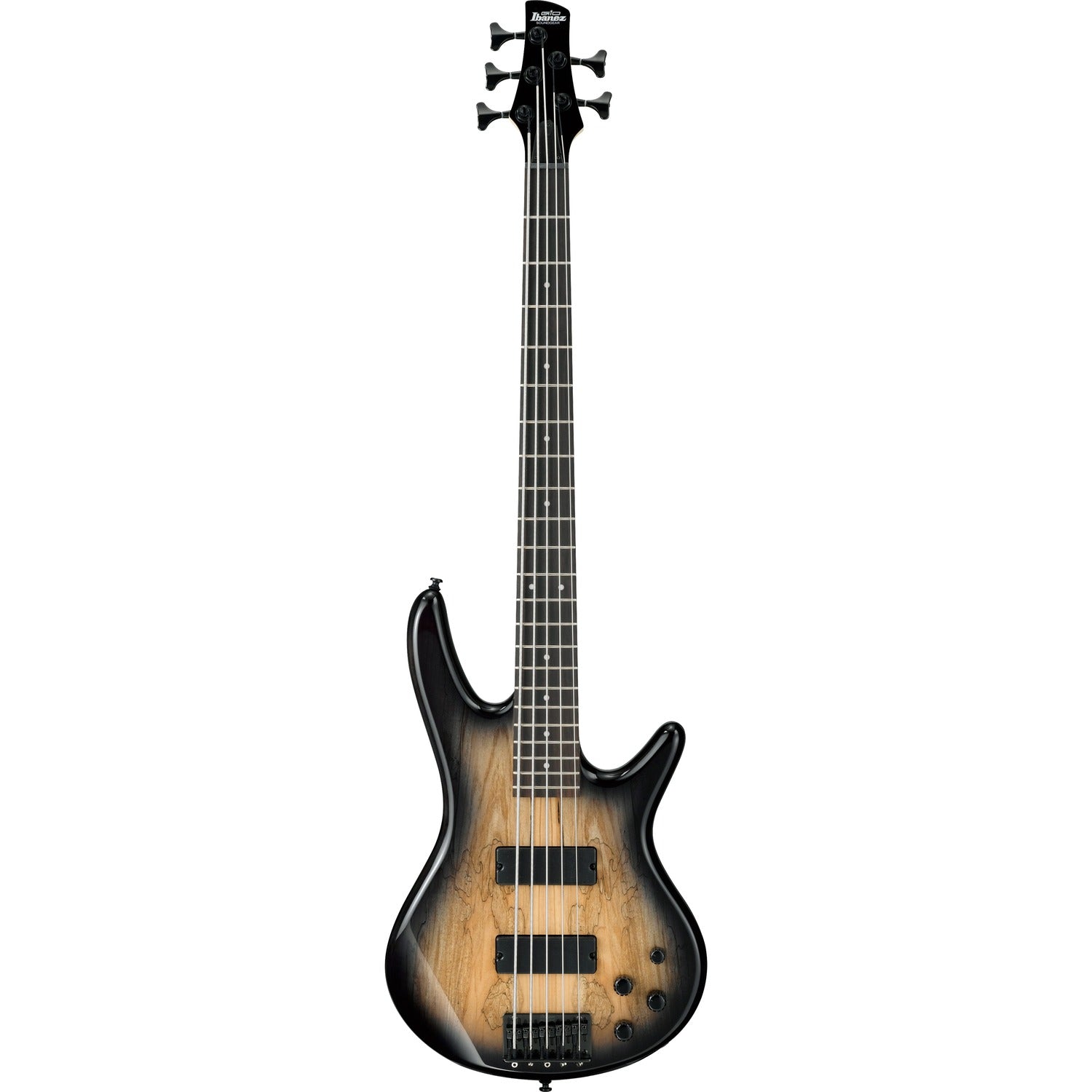 Ibanez Bass Guitars Ibanez GSR205SM 5-String Electric Bass Guitar- Natural Grey Burst