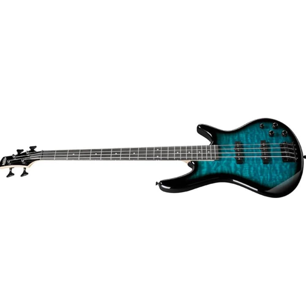 ibanez bass guitars ibanez gsr280qa sr series 4 string bass guitar #color_transparent-marine-sunburst