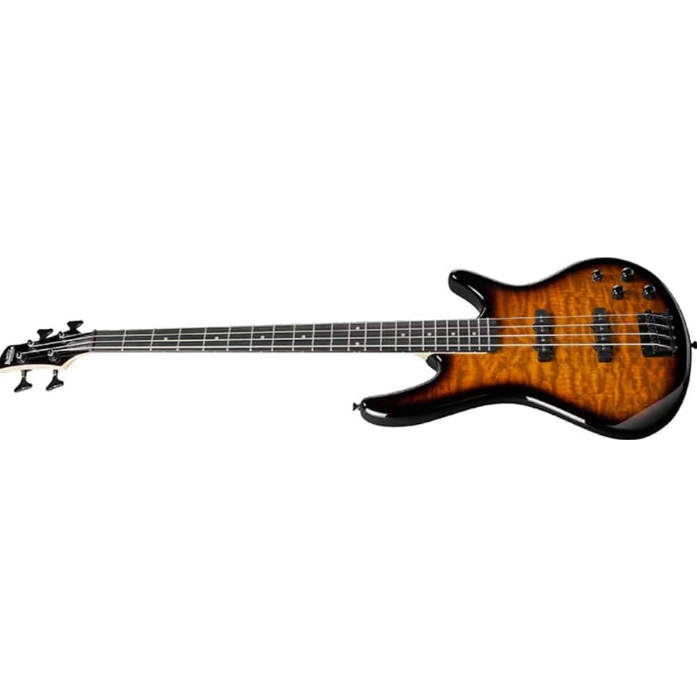 ibanez bass guitars ibanez gsr280qa sr series 4 string bass guitar #color_transparent-marine-sunburst