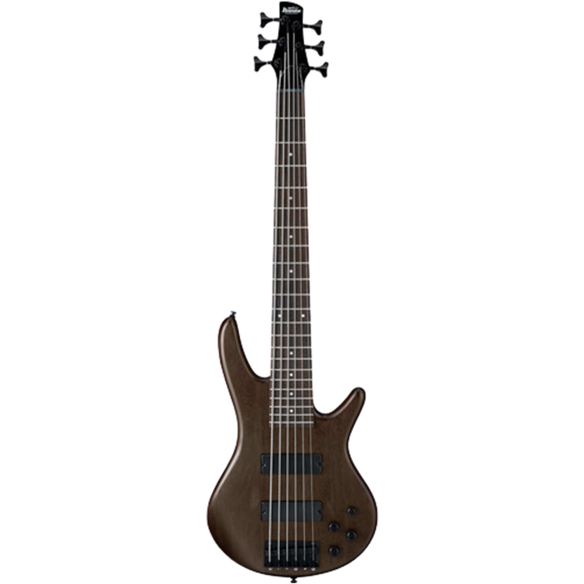 ibanez bass guitars ibanez sr gio series gsr206b electric bass guitar - walnut flat
