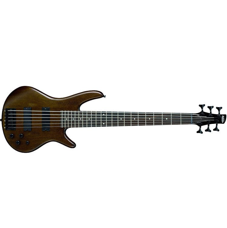 ibanez bass guitars ibanez sr gio series gsr206b electric bass guitar - walnut flat