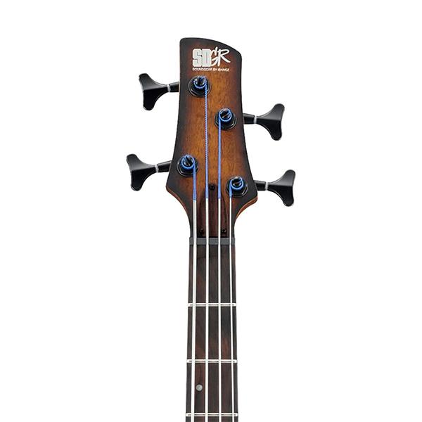 ibanez bass guitars ibanez sr workshop series srh500-def 4-string bass guitar - dragon eye burst flat