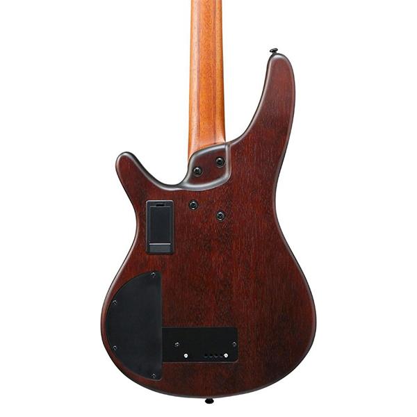ibanez bass guitars ibanez sr workshop series srh500-def 4-string bass guitar - dragon eye burst flat