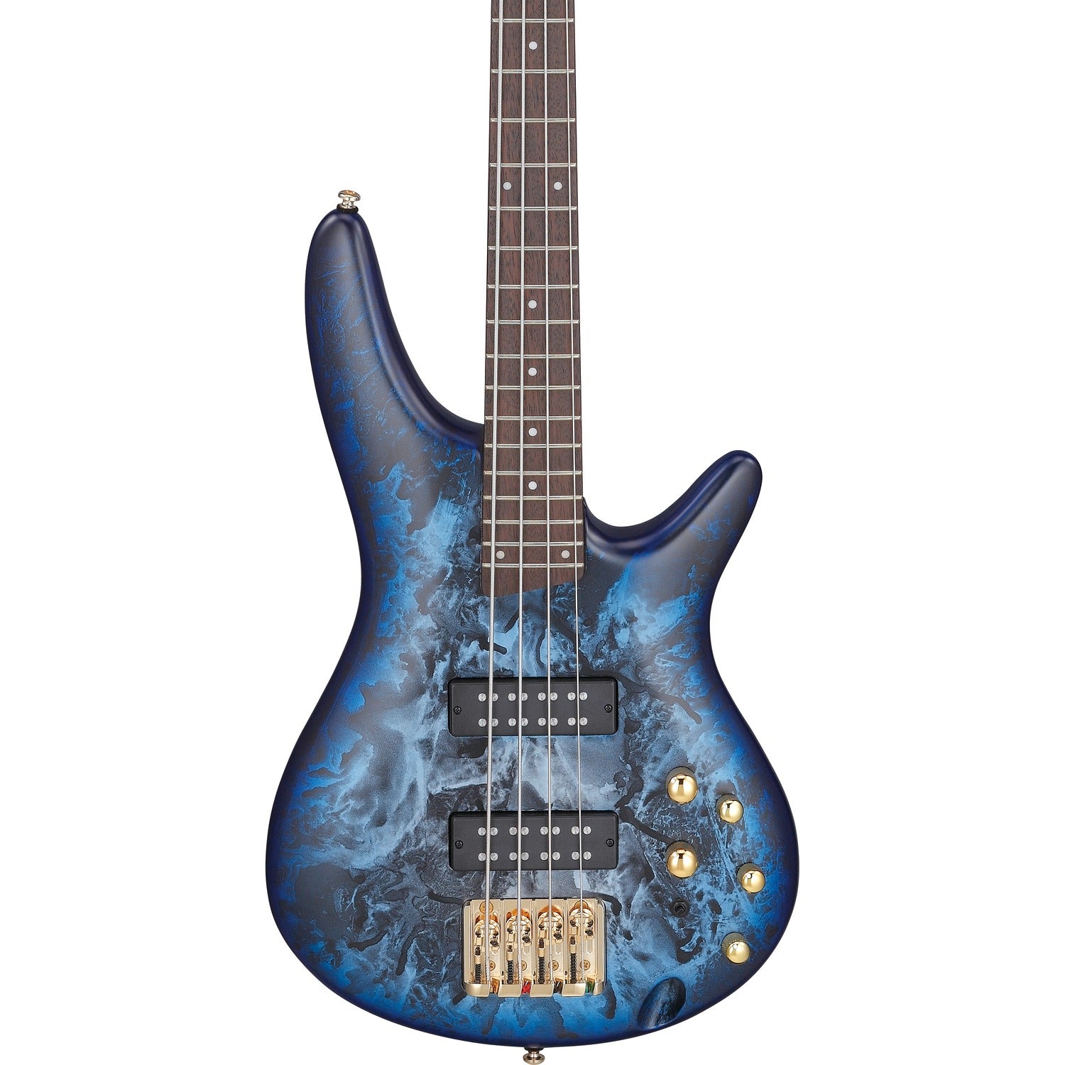 Ibanez Bass Guitars Ibanez SR300EDX 4 String Electric Bass Guitar#color_cosmic-blue-frozen-matte