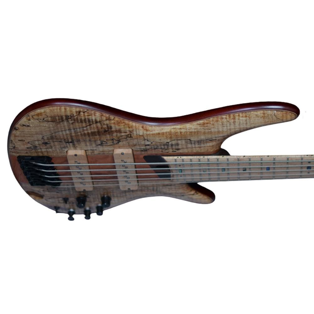 ibanez bass guitars ibanez sr5 smltd 5 string limited edition bass guitar - natural flat - open box