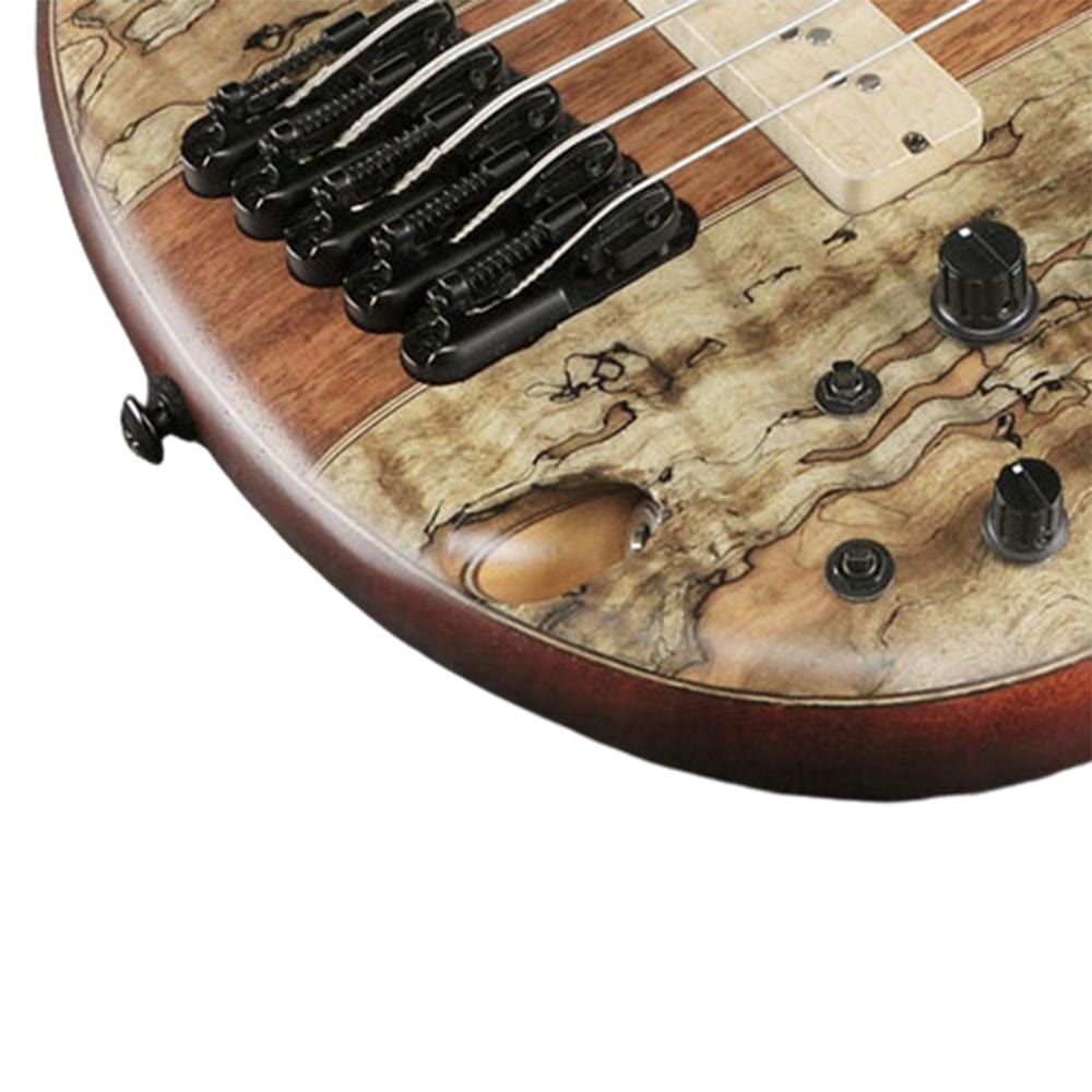 ibanez bass guitars ibanez sr5 smltd 5 string limited edition bass guitar - natural flat - open box