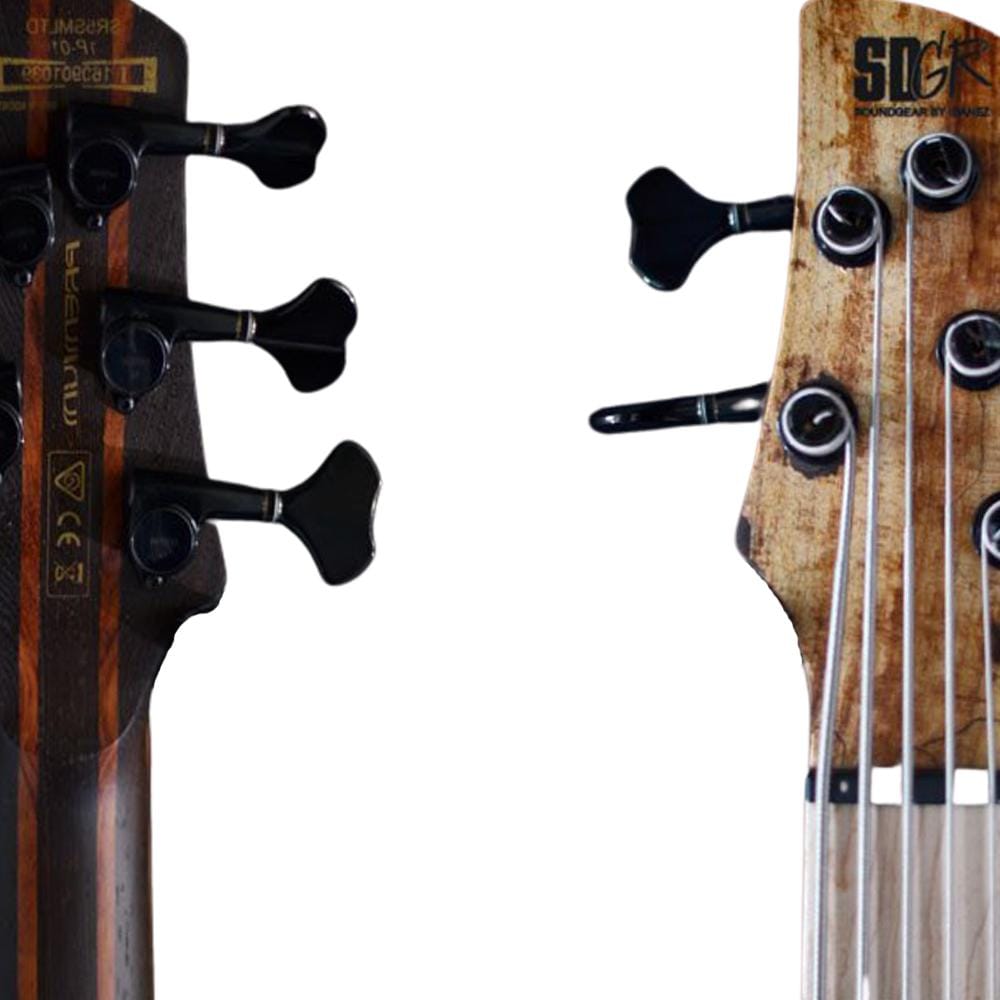 ibanez bass guitars ibanez sr5 smltd 5 string limited edition bass guitar - natural flat - open box