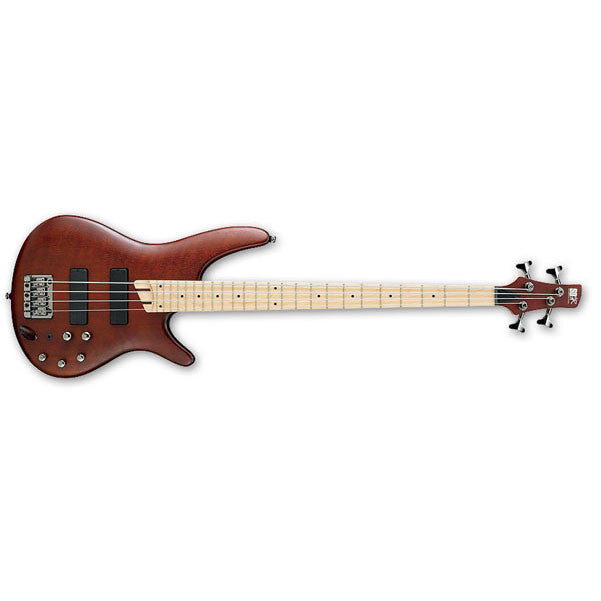 ibanez bass guitars ibanez sr500m electric bass guitar, 4-string - brown mahogany - garage sale