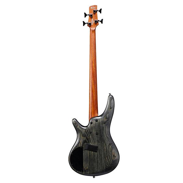 ibanez bass guitars ibanez srff800 4 string multi-scale bass guitar - black stained