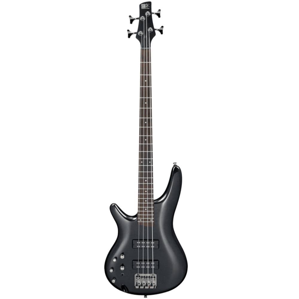 ibanez bass guitars iron pewter ibanez sr standard series sr300el 4 string left handed bass guitar - iron pewter