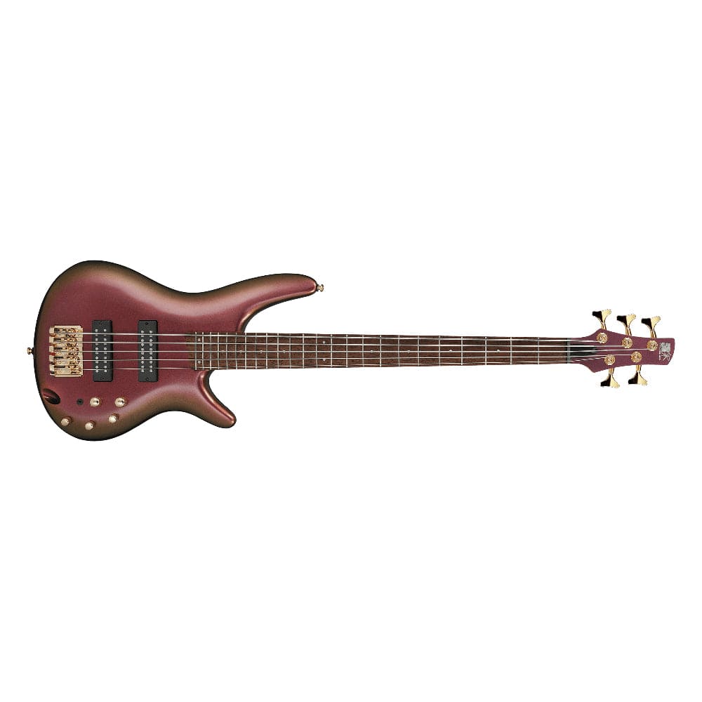 ibanez bass guitars rose gold chameleon ibanez sr305edx sr standard series 5 string bass guitar