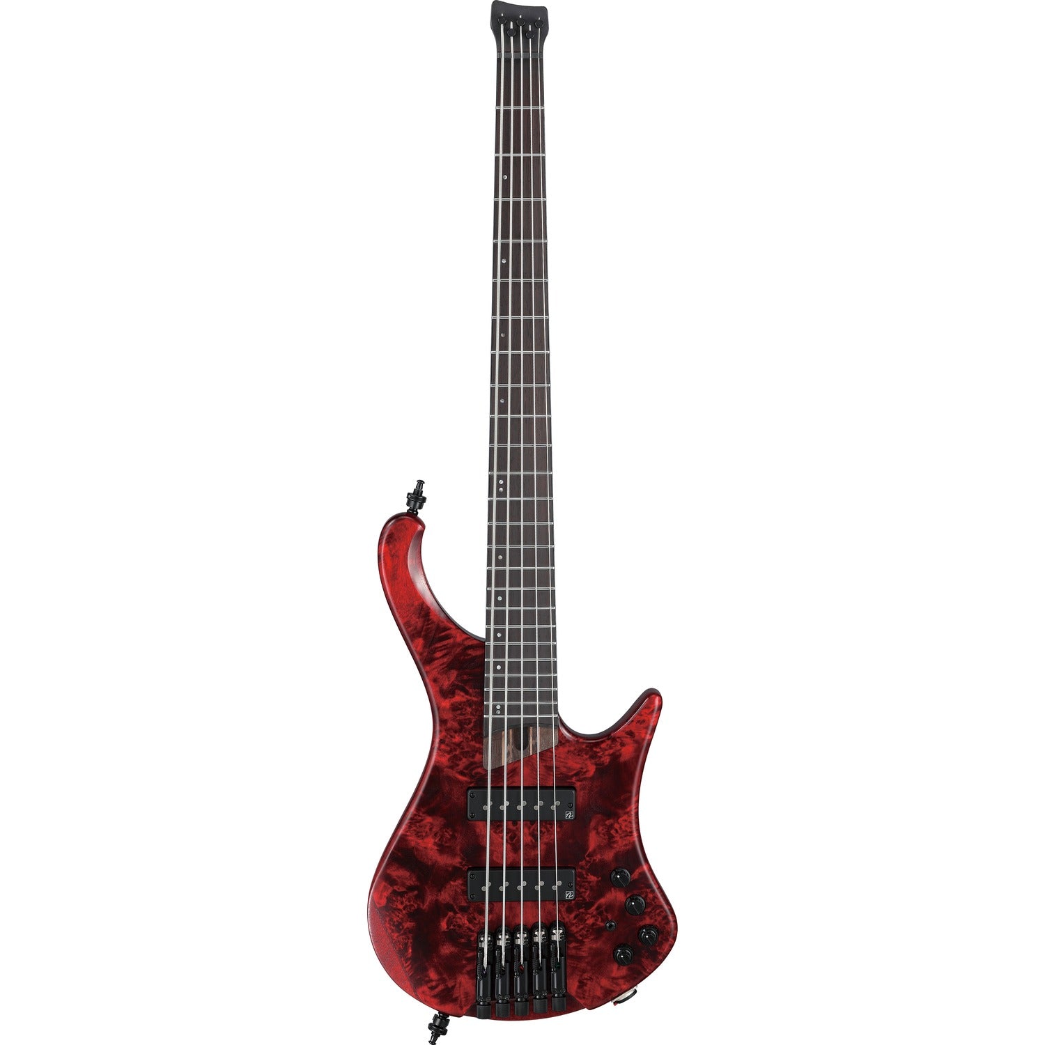 Ibanez Bass Guitars Stained Wine Red Low Gloss Ibanez EHB1505 Headless Electric 5 String Bass Guitar with Bag #color_stained-wine-red-low-gloss