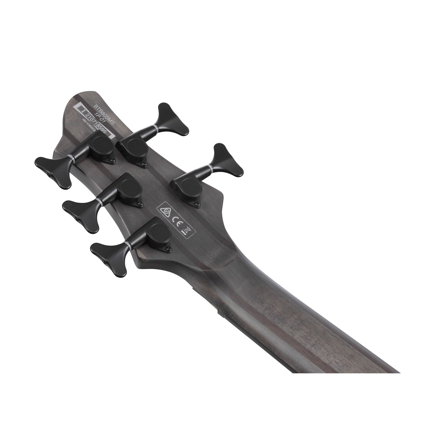 Ibanez Bass Guitars Transparent Gray Flat Ibanez BTB805MS Bass Electric Guitar with Case